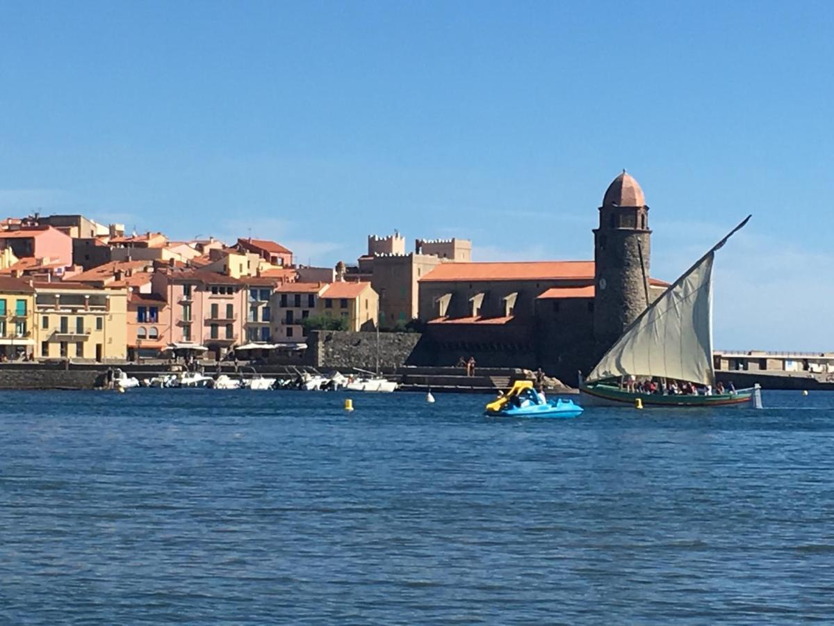 Pieds Dans L'Eau A Collioure Apartment Bagian luar foto